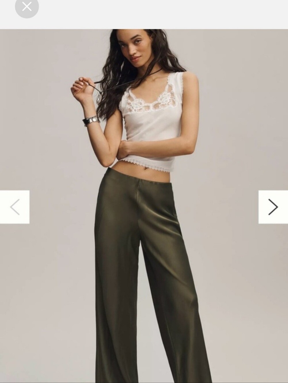 Tilda Satin Wide Legged Pull-on Pants